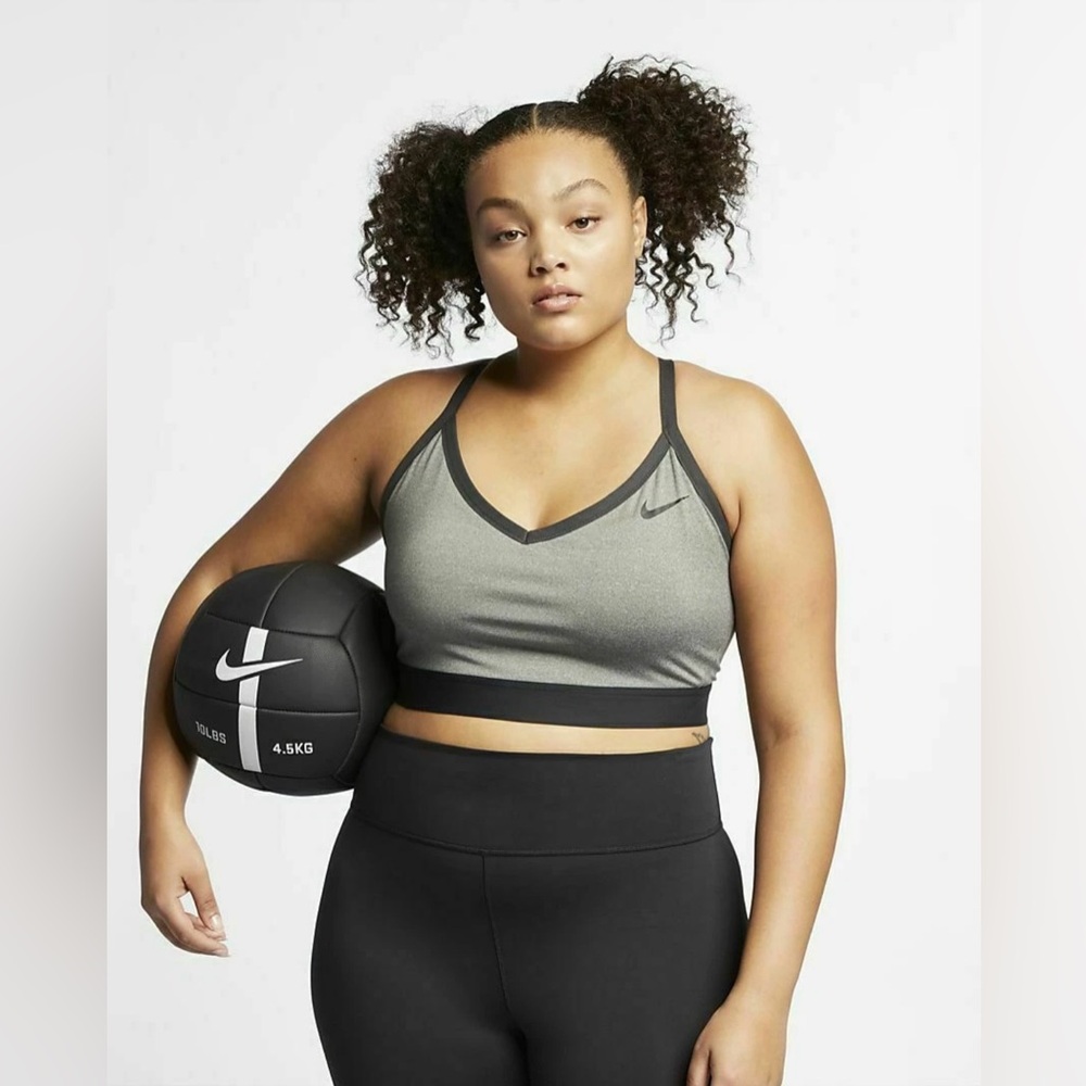 Nike Indy Sports Bra Gray 1X New